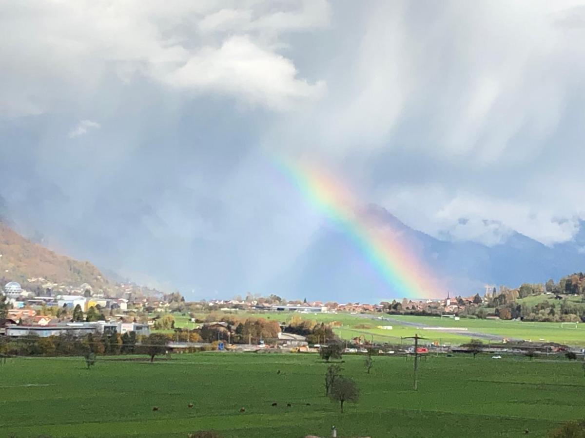 Gemuetliches Zuhause Mit Ausblick Daire Wilderswil Dış mekan fotoğraf